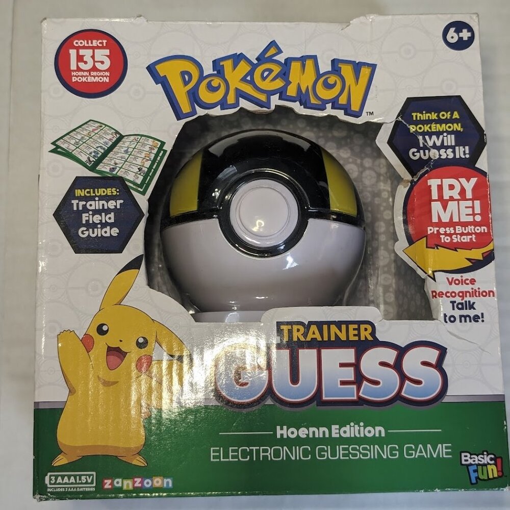Pokemon Trainer Guess: Hoenn Edition Zanzoon Electronic Guessing Game NEW/SEALED